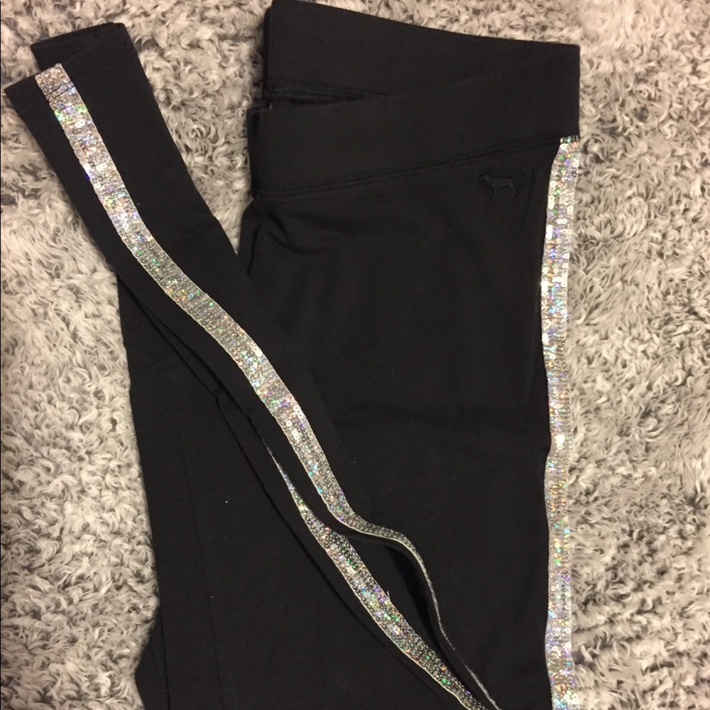 Victorias secret PINK cotton leggings in large.
